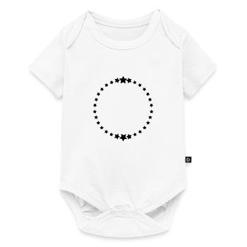 Stars / / 30 Anniversaire / / cercle / / Zodiac - Body à manches courtes Premium Bébé - blanc - Devant