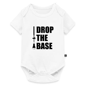 Drop the Base! - Baby Premium Kurzarmbody - Weiß - Vorne