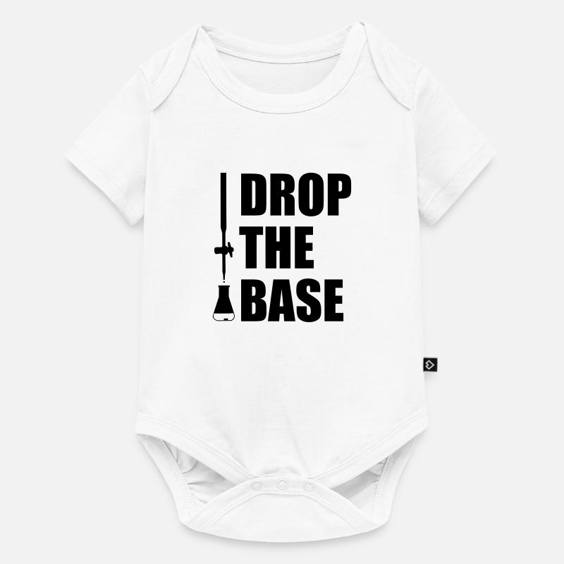 Drop the Base! - Baby Premium Kurzarmbody - Weiß