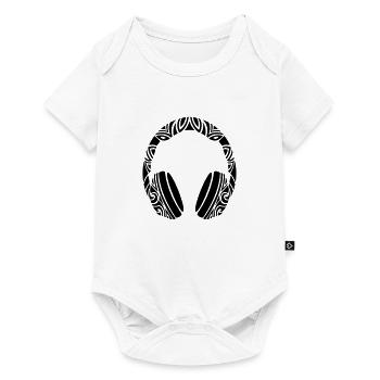 casque - Body à manches courtes Premium Bébé - blanc - Devant