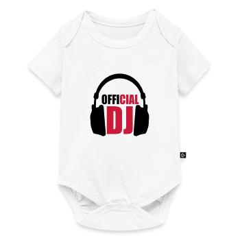 Official DJ - Baby Premium short-sleeve bodysuit - white - Front
