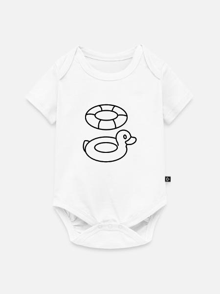 Lifeguard - Baby Premium Kurzarmbody - Weiß