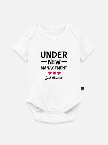 Married - Baby Premium Kurzarmbody - Weiß