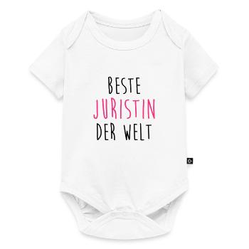 Jurist Juristin Rechts Richter Richterin Polizei - Baby Premium Kurzarmbody - Weiß - Vorne