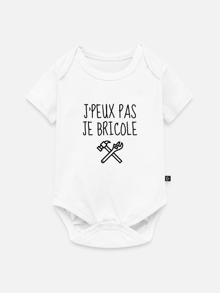 Bricolage / Basteln / Handwerker / DIY - Baby Premium Kurzarmbody - Weiß