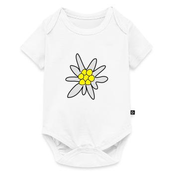 Edelweiss, fleur - Body à manches courtes Premium Bébé - blanc - Devant