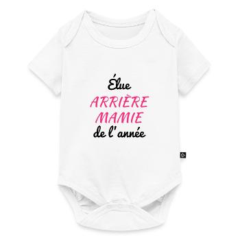 Grandma Oma Großmütter Mamy Mamie Grand-Mère - Baby Premium short-sleeve bodysuit - white - Front