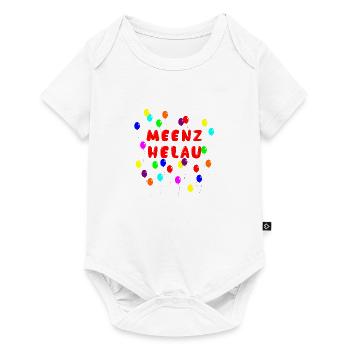 Meenz Heau Mainz Fasching Fastnacht Fassenacht - Baby Premium Kurzarmbody - Weiß - Vorne