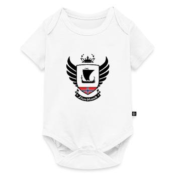 Nordland - Baby Premium Kurzarmbody - Weiß - Vorne