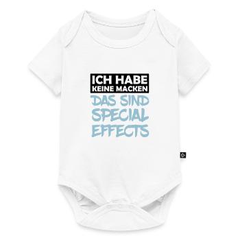 keine_macken_special_effects_2 - Baby Premium Kurzarmbody - Weiß - Vorne