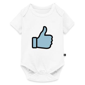 thumbs_up_02 - Baby Premium Kurzarmbody - Weiß - Vorne