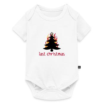 last christmas - Baby Premium short-sleeve bodysuit - white - Front