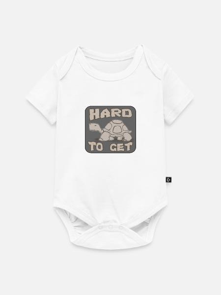 Schwer zu bekommen - Turtle - Baby Premium Kurzarmbody - Weiß