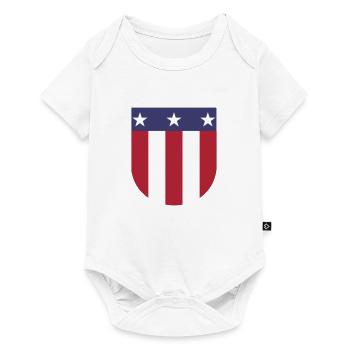 Armoiries des États-Unis - Body à manches courtes Premium Bébé - blanc - Devant