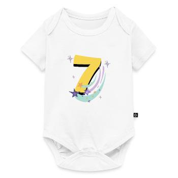 7th Birthday (7-year gift) - Baby Premium short-sleeve bodysuit - white - Front