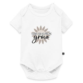 Thanks for helping me grow - Baby Premium short-sleeve bodysuit - white - Front