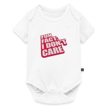 Je me fiche des faits - Body à manches courtes Premium Bébé - blanc - Devant