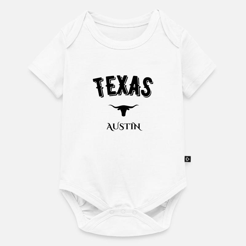 texas austin - Body à manches courtes Premium Bébé - blanc