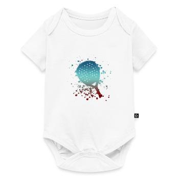 Padel Paddle Racket Tennis Sport I Gift - Baby Premium short-sleeve bodysuit - white - Front