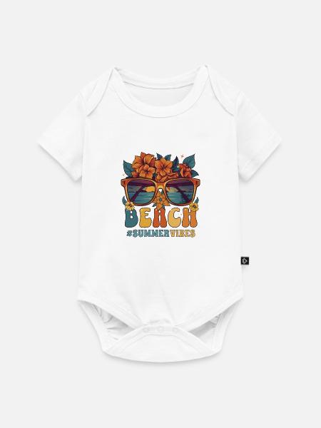 Ferien Am Strand - Baby Premium Kurzarmbody - Weiß