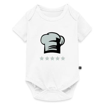 Chef's hat 5 star chef - Baby Premium short-sleeve bodysuit - white - Front