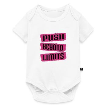 conditioning gym birthday present grit gift idea - Baby Premium Kurzarmbody - Weiß - Vorne