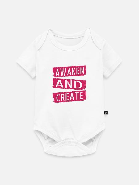 fostering creativity innovative ideas - Baby Premium Kurzarmbody - Weiß