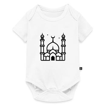 Mosquée - Body à manches courtes Premium Bébé - blanc - Devant