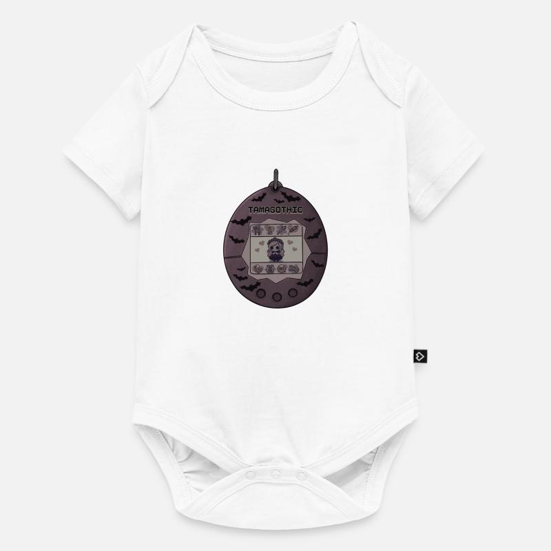 Tamagotik - Baby Premium Kurzarmbody - Weiß