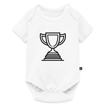 trophy - Baby Premium short-sleeve bodysuit - white - Front