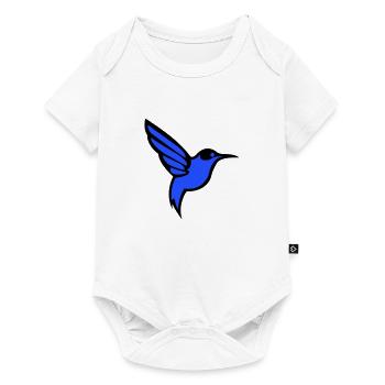 Colibri Oiseau - Body à manches courtes Premium Bébé - blanc - Devant