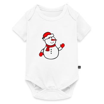snowman - Baby Premium short-sleeve bodysuit - white - Front