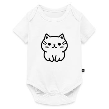 Chaton - Body à manches courtes Premium Bébé - blanc - Devant