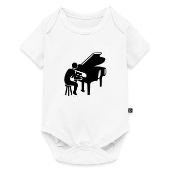 Piano Keys Instrument Playing Classical Music - Baby Premium short-sleeve bodysuit - white - Front