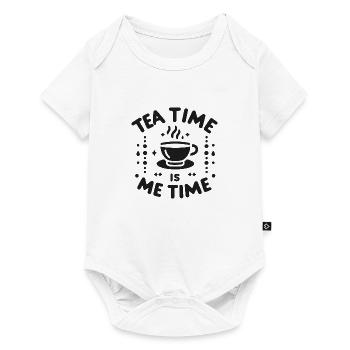 Tea Time is Me Time - Baby Premium short-sleeve bodysuit - white - Front