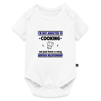 I'm not addicted to cooking - Baby Premium short-sleeve bodysuit - white - Front
