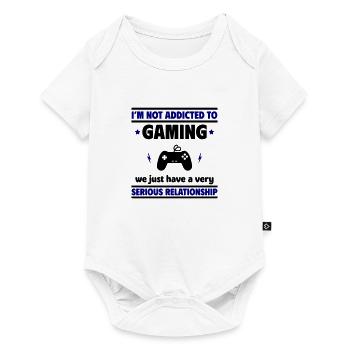 Ich bin nicht süchtig nach Gaming - Baby Premium Kurzarmbody - Weiß - Vorne