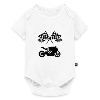 Motocyclette - Body à manches courtes Premium Bébé - blanc - Devant