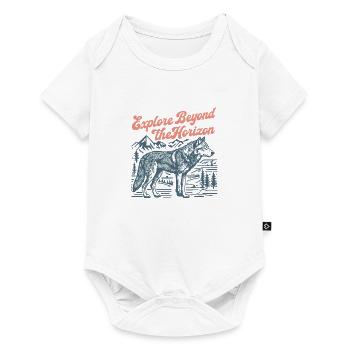 Explore Beyond the Horizon - Baby Premium short-sleeve bodysuit - white - Front