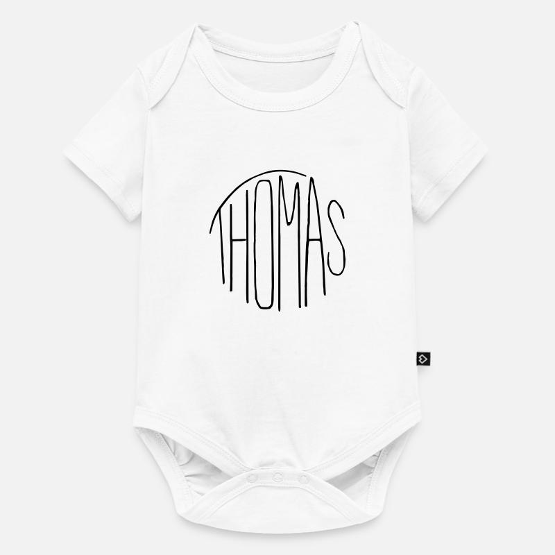 Thomas - Body à manches courtes Premium Bébé - blanc
