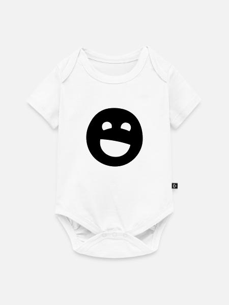 Ausgefuellt - Baby Premium Kurzarmbody - Weiß