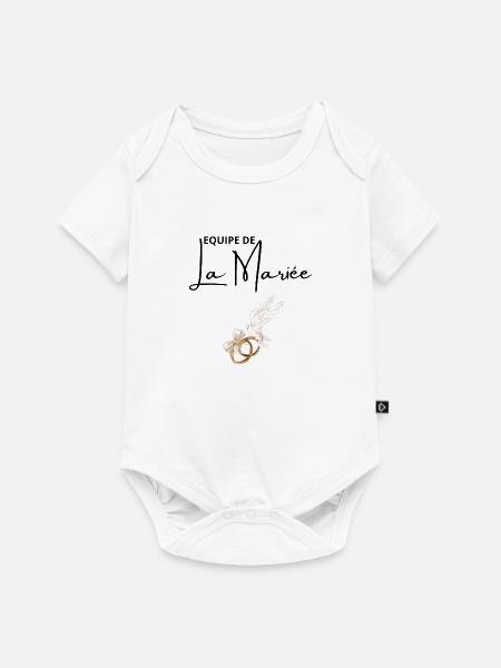 Das Brautteam - Baby Premium Kurzarmbody - Weiß