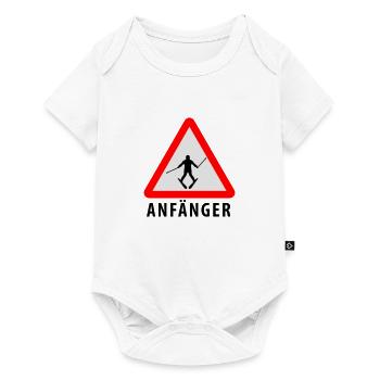 Ski Anfänger - Baby Premium short-sleeve bodysuit - white - Front