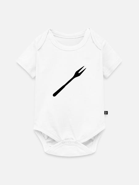 fondue - Baby Premium Kurzarmbody - Weiß