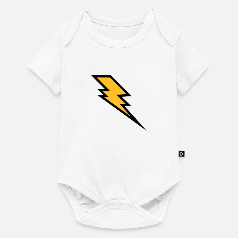 Blitz - Baby Premium Kurzarmbody - Weiß