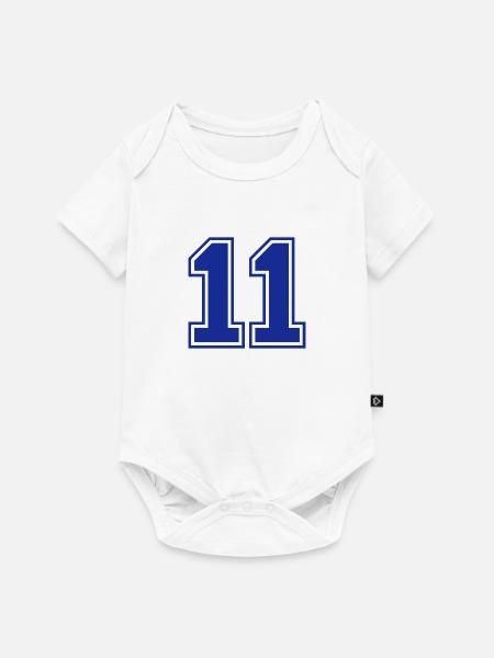 11 - Baby Premium Kurzarmbody - Weiß
