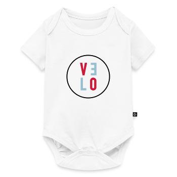 velo 4 color - Baby Premium short-sleeve bodysuit - white - Front