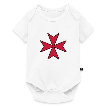 Maltese Cross - Baby Premium short-sleeve bodysuit - white - Front