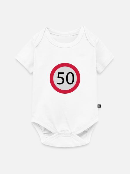 50 - Baby Premium Kurzarmbody - Weiß