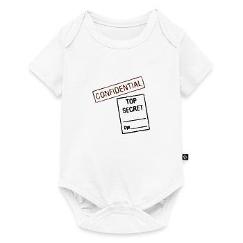Confidential Top Secret - Body à manches courtes Premium Bébé - blanc - Devant